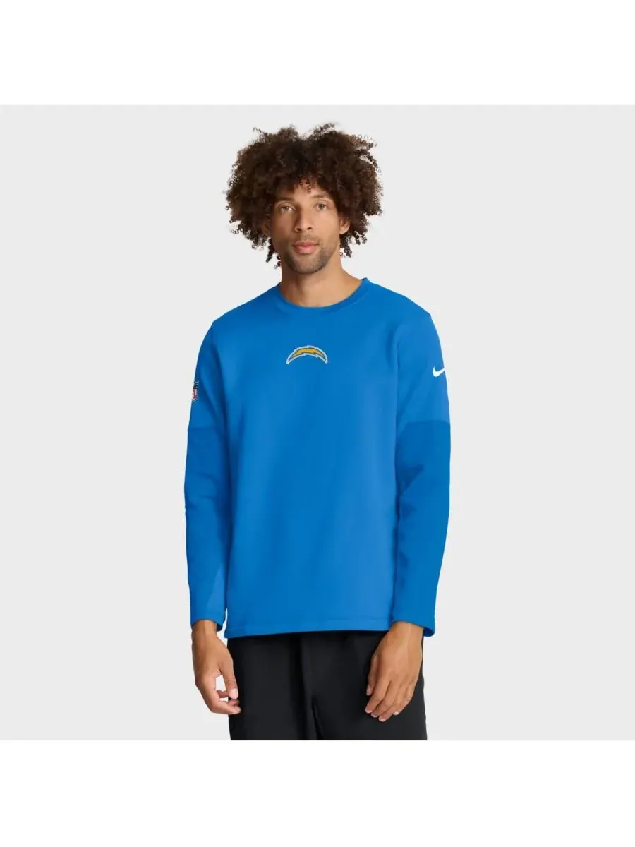 Nike Мужская футболка с длинными рукавами Los Angeles Chargers Sideline Scripted to Win Performance — изображение 1 из 5