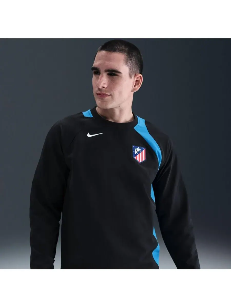 Nike Мужская черная толстовка Atletico de Madrid Third T90 — изображение 1 из 2, черный