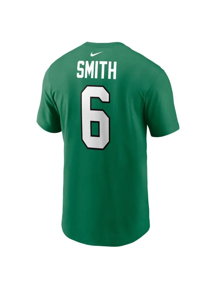 Nike Мужская футболка с именем и номером запасного игрока команды Philadelphia Eagles — изображение 2 из 3, зеленый
