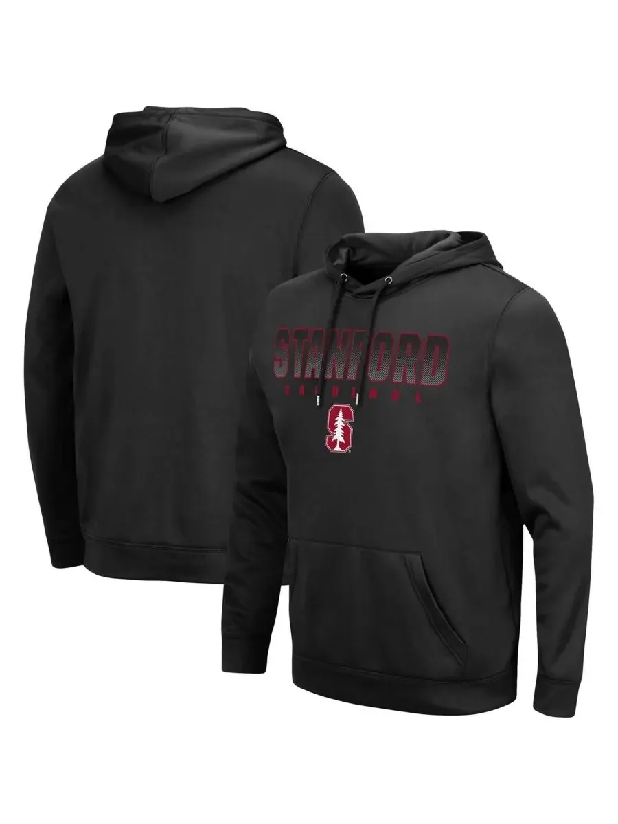 Colosseum Мужская черная толстовка Stanford Cardinal Blackout 3.0 с капюшоном — изображение 1 из 3, черный