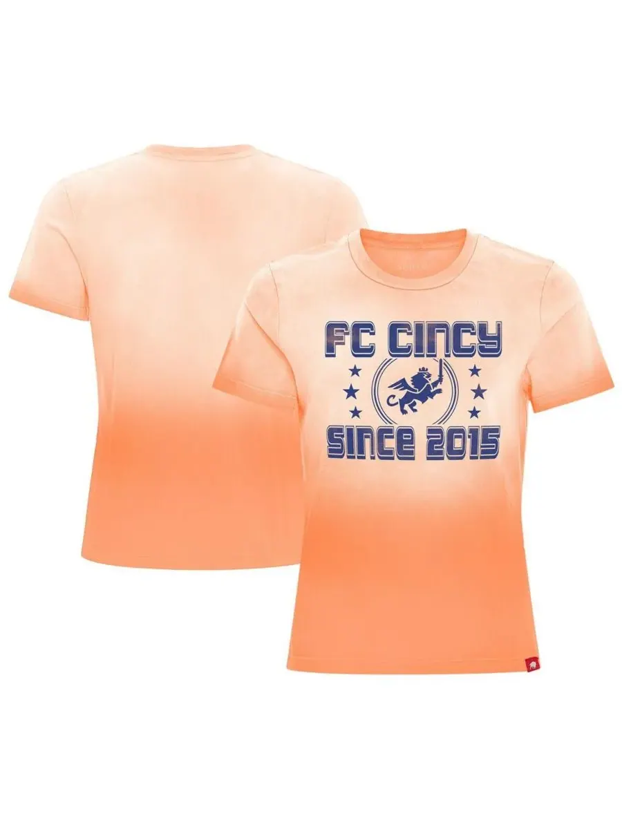 Sportiqe Женская оранжевая футболка FC Cincinnati Arcadia — изображение 1 из 3, оранжевый