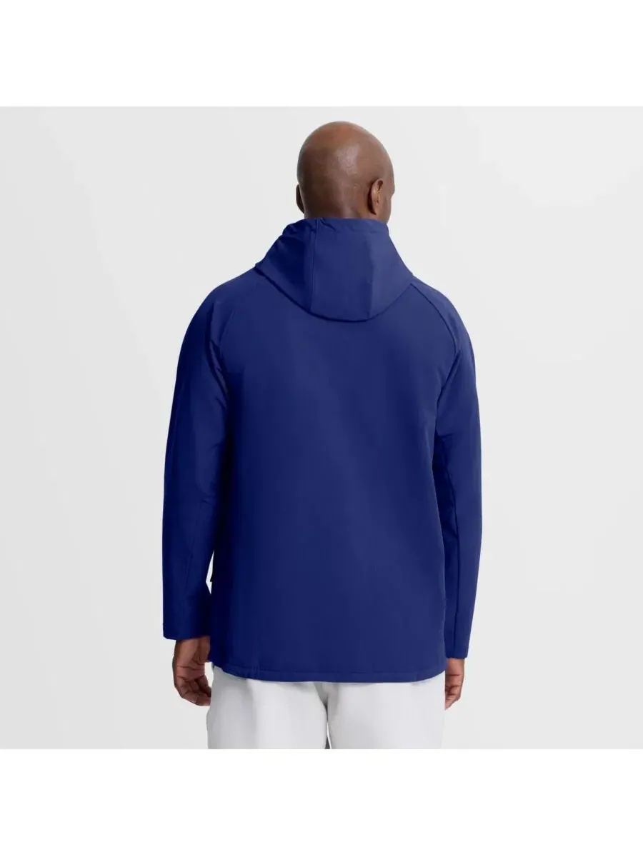 Мужская куртка с капюшоном на молнии Royal Los Angeles Dodgers из аутентичной коллекции Nike — изображение 2 из 4