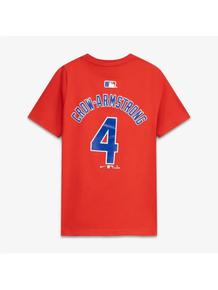 Футболка с длинным рукавом Pete Crow-Armstrong Chicago Cubs Nike — изображение 3 из 3, красный