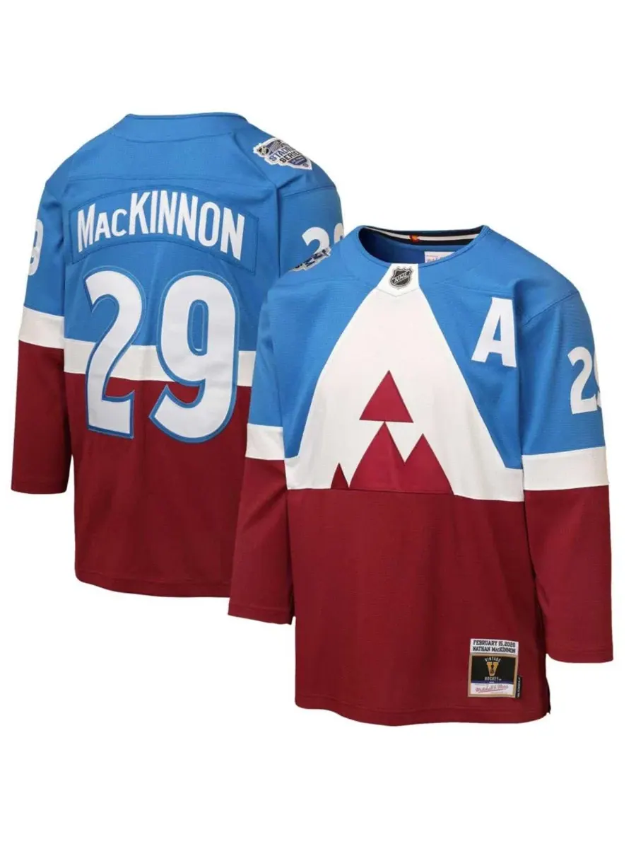 Детский хоккейный джерси Nathan MacKinnon 2020 Stadium Series Power Play Colorado Avalanche — изображение 1 из 3