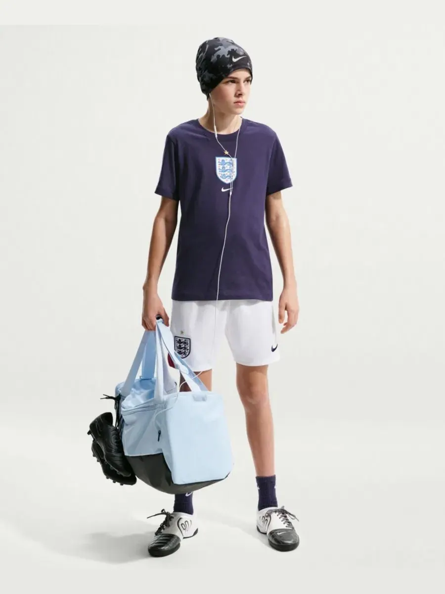 Футболка с длинным рукавом с принтом England National Team Crest Nike — изображение 1 из 5, темно-синий