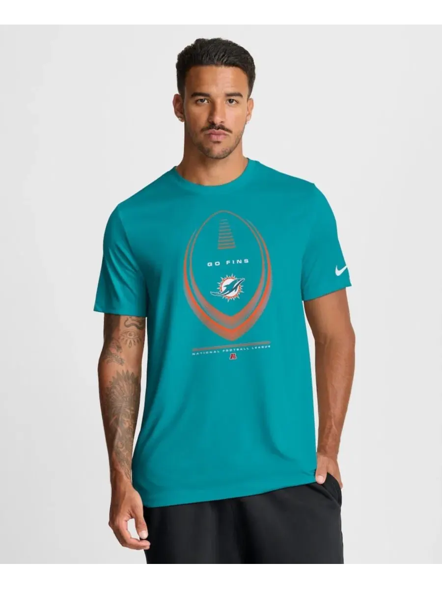 Футболка с принтом Legend Icon Dri-FIT Nike — изображение 1 из 5, голубой