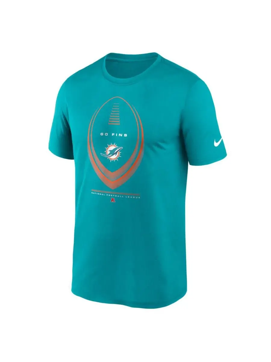 Футболка с принтом Legend Icon Dri-FIT Nike — изображение 2 из 5, голубой