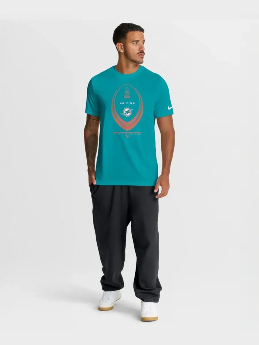 Футболка с принтом Legend Icon Dri-FIT Nike — изображение 5 из 5, голубой