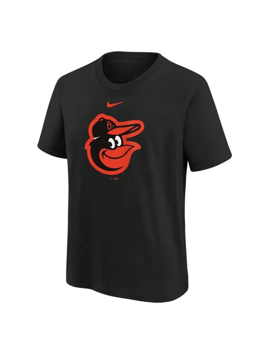 Футболка с принтом логотипа Baltimore Orioles Nike — изображение 3 из 3, черный