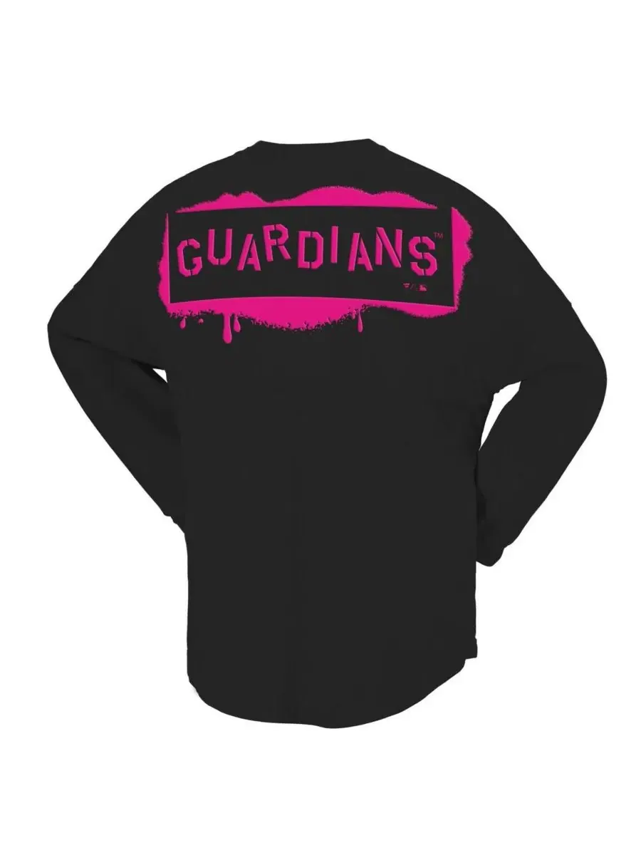 Женская футболка с длинным рукавом с принтом Cleveland Guardians Neon Jersey Fanatics — изображение 3 из 3, черный