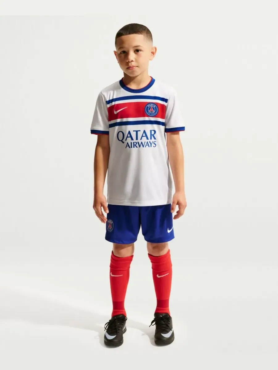 Футболка с длинным рукавом Paris Saint-Germain 2026/27 Away Pre-Match Nike — изображение 3 из 5, белый