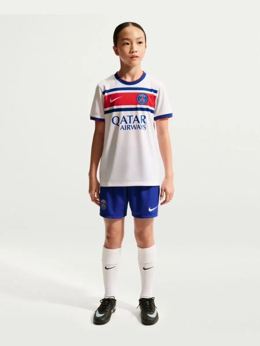 Футболка с длинным рукавом Paris Saint-Germain 2026/27 Away Pre-Match Nike — изображение 4 из 5, белый