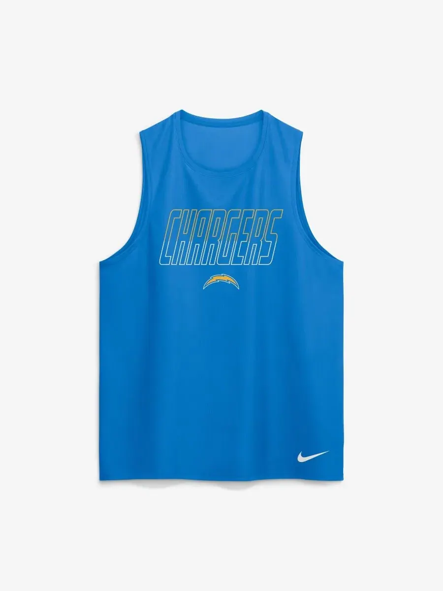 Мужская майка-безрукавка с принтом Kickoff Miler Dri-FIT Nike — изображение 2 из 3, синий