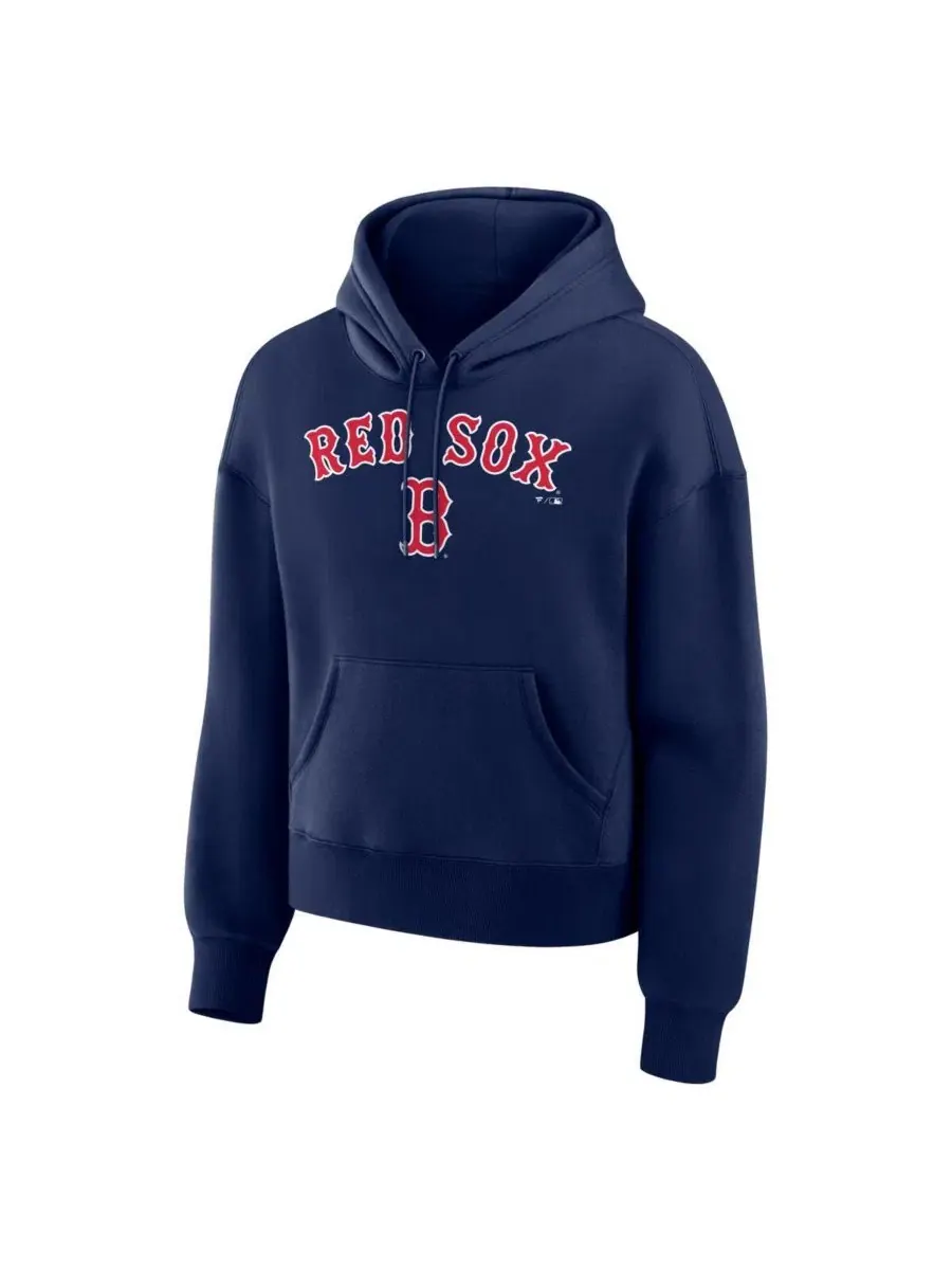 Женский худи с капюшоном Fanatics Boston Red Sox Lockup Legacy — изображение 2 из 3, темно-синий