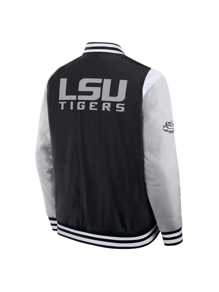 Мужская куртка с полной застежкой на кнопках Elements Elite LSU Tigers Fanatics — изображение 2 из 3, черный