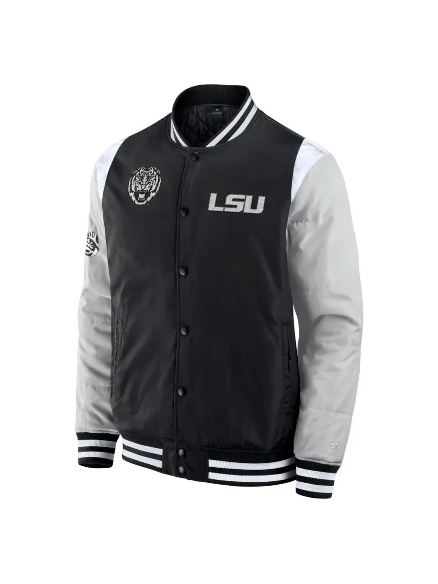 Мужская куртка с полной застежкой на кнопках Elements Elite LSU Tigers Fanatics — изображение 3 из 3, черный