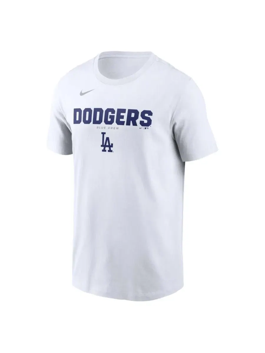 Футболка с принтом Los Angeles Dodgers Nike — изображение 2 из 4, белый