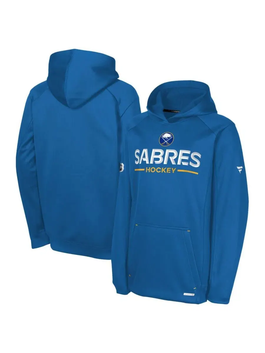Худи-реглан с принтом Buffalo Sabres Authentic Pro Rink Fanatics — изображение 1 из 3, королевский