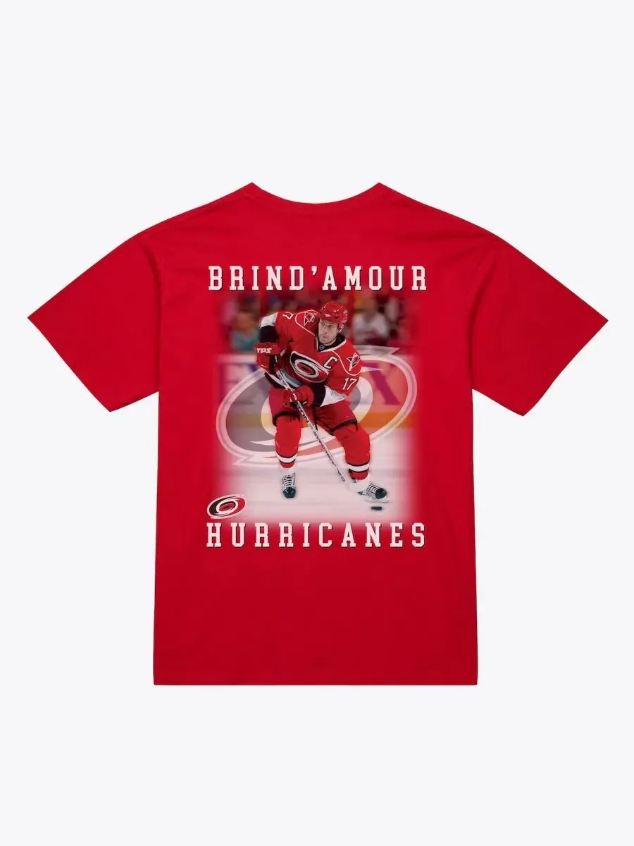 Футболка с фотографией Рода Бриндамора Mitchell & Ness — изображение 2 из 3, красный
