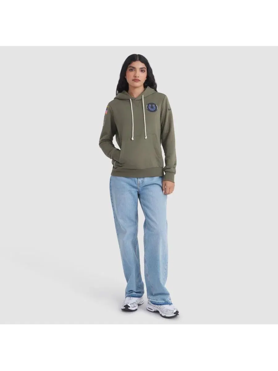 Худи Nike с принтом Salute to Service — изображение 2 из 3, оливковый