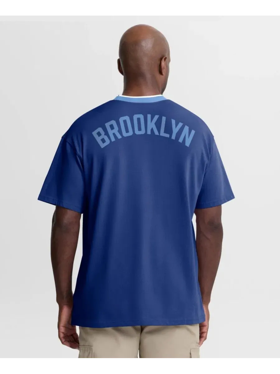 Футболка-кольцо с длинным рукавом Nike Brooklyn Dodgers — изображение 4 из 5, королевский