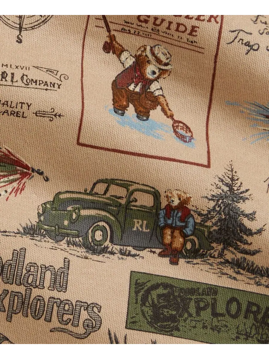 Детский комбинезон с принтом Polo Bear Polo Ralph Lauren, Wilderness Scout Baby Bear — изображение 3 из 3