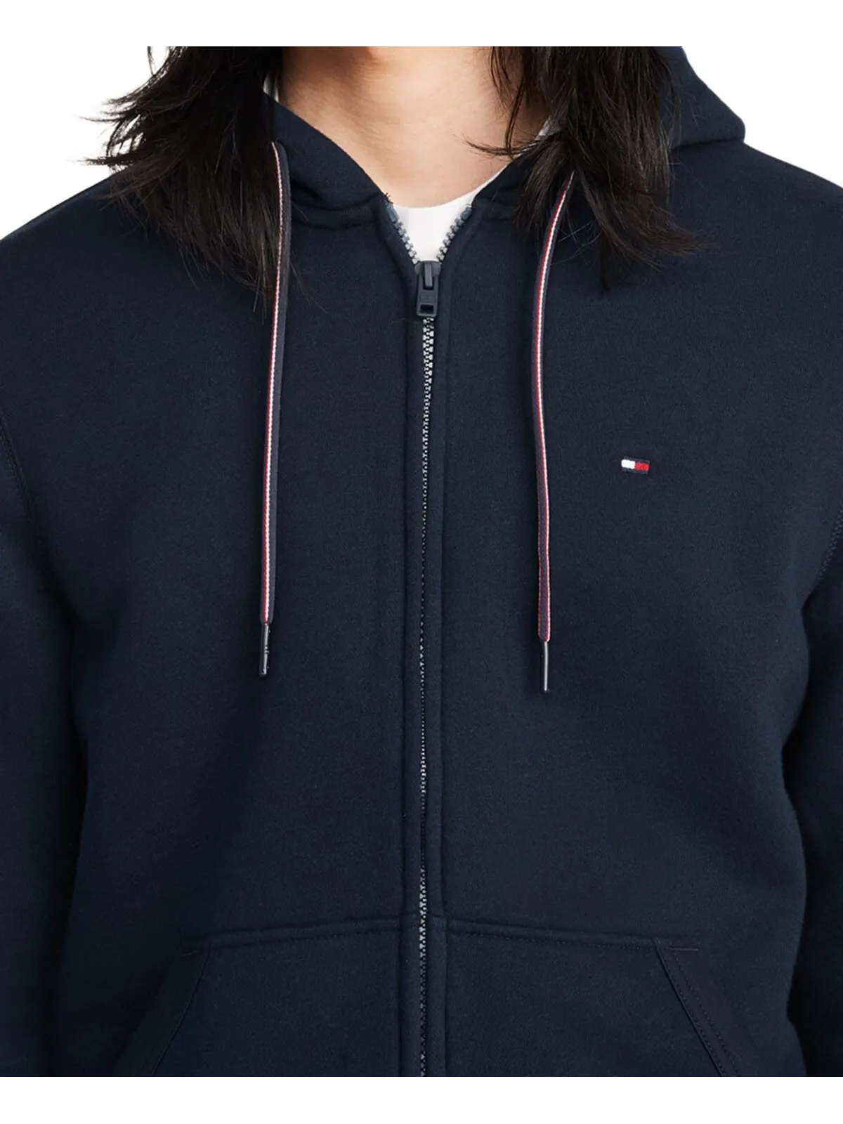 Мужская толстовка на молнии Big & Tall Plains Tommy Hilfiger — изображение 3 из 3, темно-синий