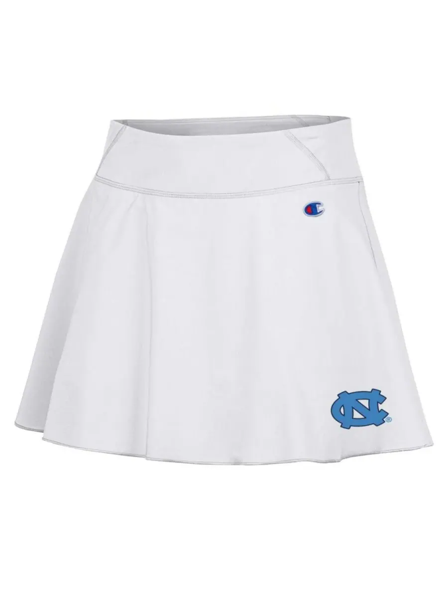 Champion Женская белая юбка-шорты North Carolina Tar Heels Tailgate Soft Touch — изображение 3 из 3, белый