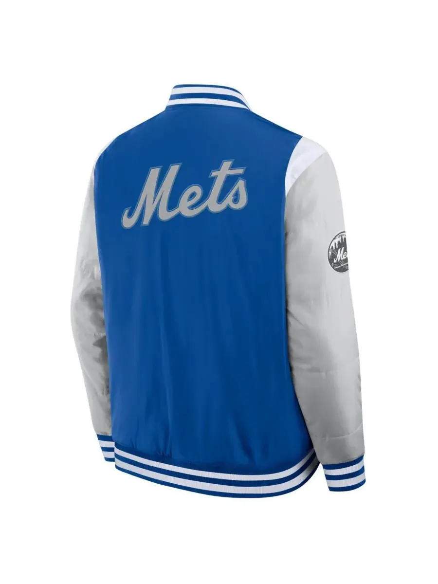 Мужская куртка Royal New York Mets Elements Elite с застежкой на кнопках Fanatics — изображение 2 из 3, королевский