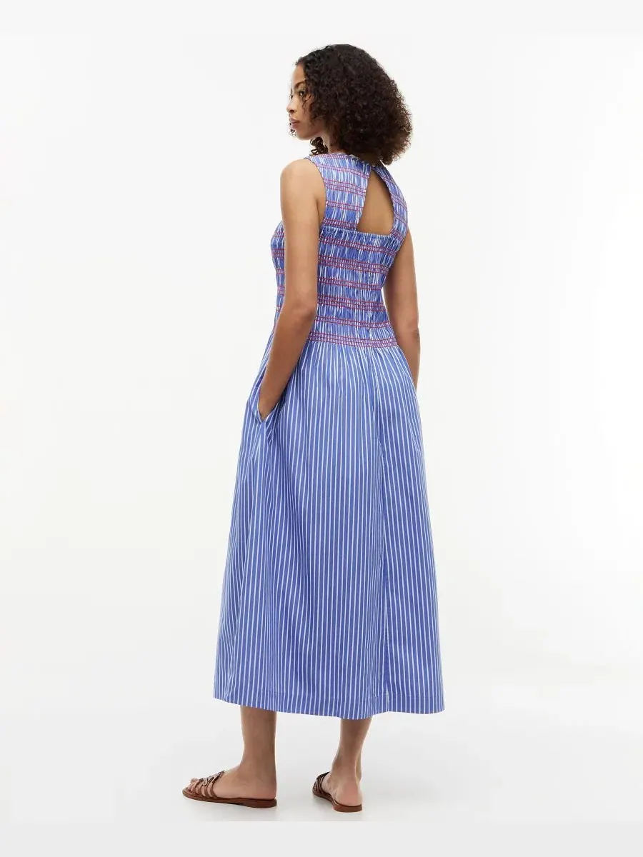 Макси-платье без рукавов Tommy Hilfiger, Smocking Stripe — изображение 8 из 8