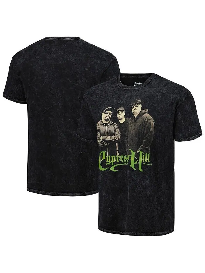 Мужская черная футболка с рисунком "50 лет хип-хопа" Cypress Hill Philcos — изображение 1 из 3, черный