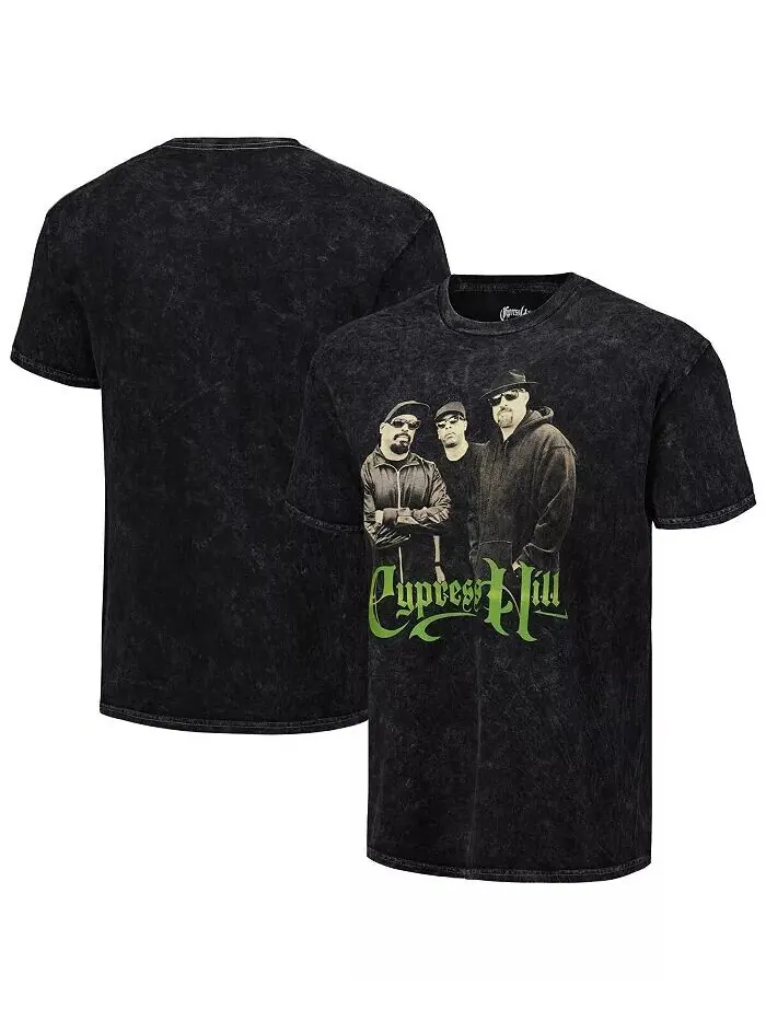 Мужская черная футболка с рисунком "50 лет хип-хопа" Cypress Hill Philcos — изображение 1 из 3