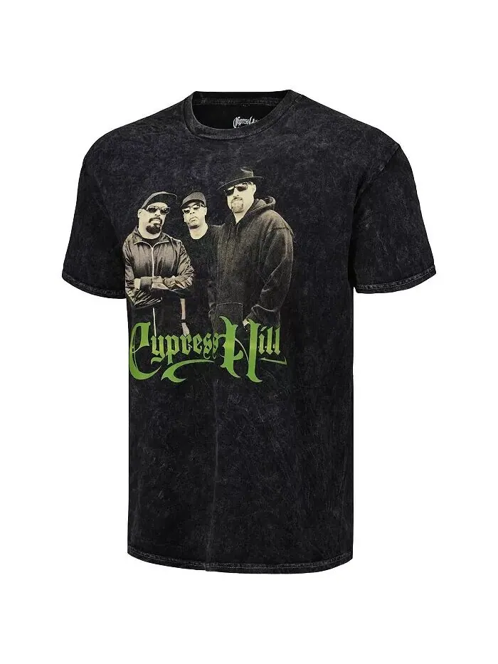 Мужская черная футболка с рисунком "50 лет хип-хопа" Cypress Hill Philcos — изображение 2 из 3