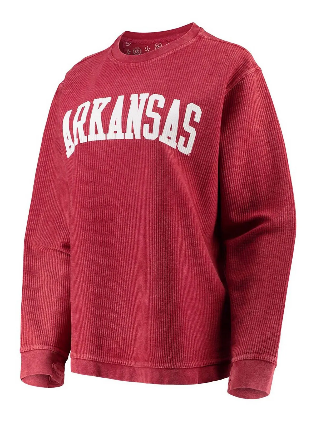 Женский свитшот Cardinal Arkansas Razorbacks с удобным шнурком в винтажном стиле, базовый пуловер с — изображение 2 из 3