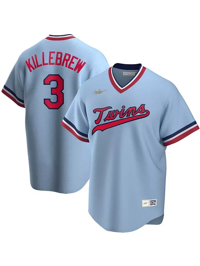 Мужская бейсбольная джерси Harmon Killebrew светло-голубая Minnesota Twins дорожная из коллекции — изображение 1 из 1