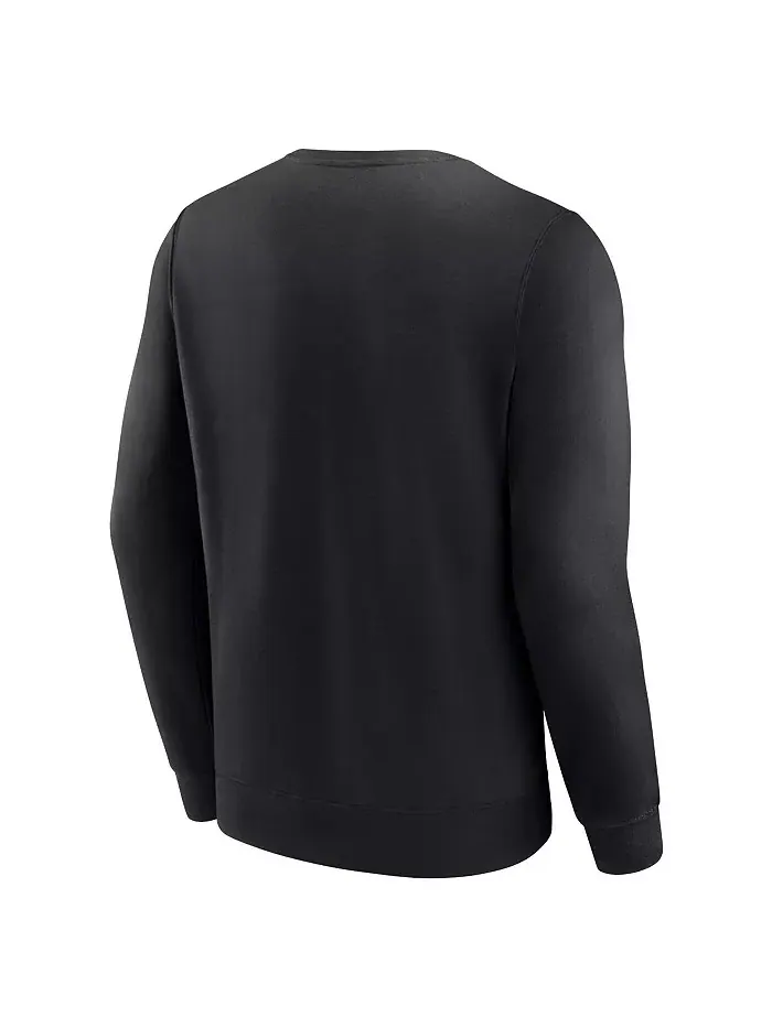 Мужская черная толстовка с капюшоном Miami Marlins Focus Fleece Fanatics — изображение 2 из 3