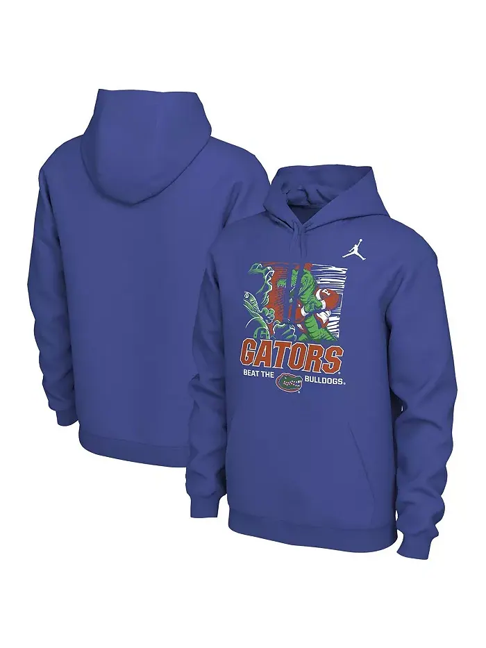Мужская толстовка с капюшоном Royal Florida Gators FL/GA Rivalry Pullover Hoodie Nike — изображение 1 из 3