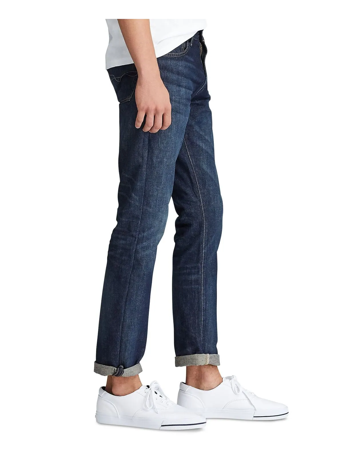 Мужские узкие прямые джинсы Varick Polo Ralph Lauren — изображение 3 из 5, черный
