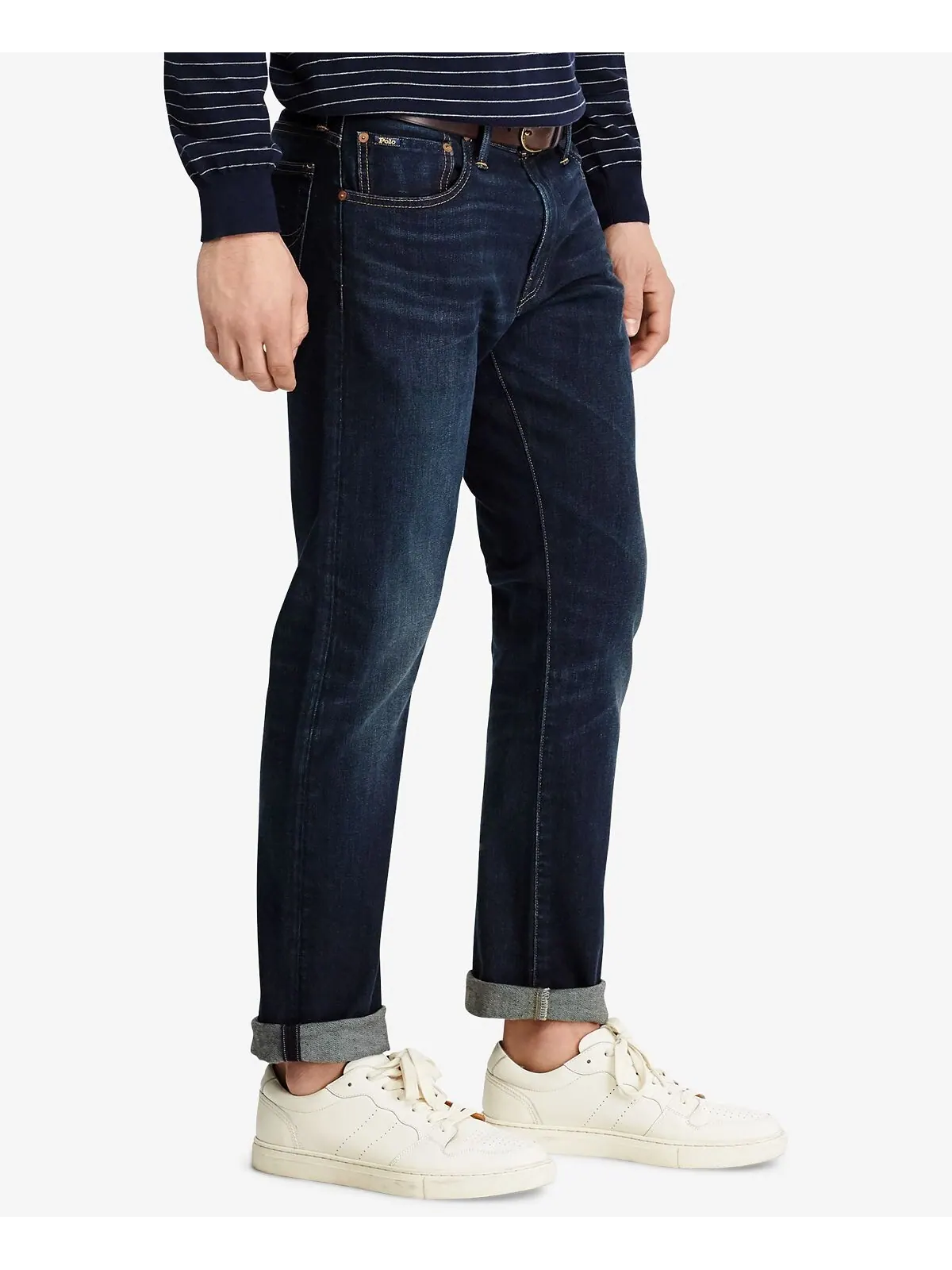 Мужские узкие прямые джинсы Varick Polo Ralph Lauren — изображение 3 из 5