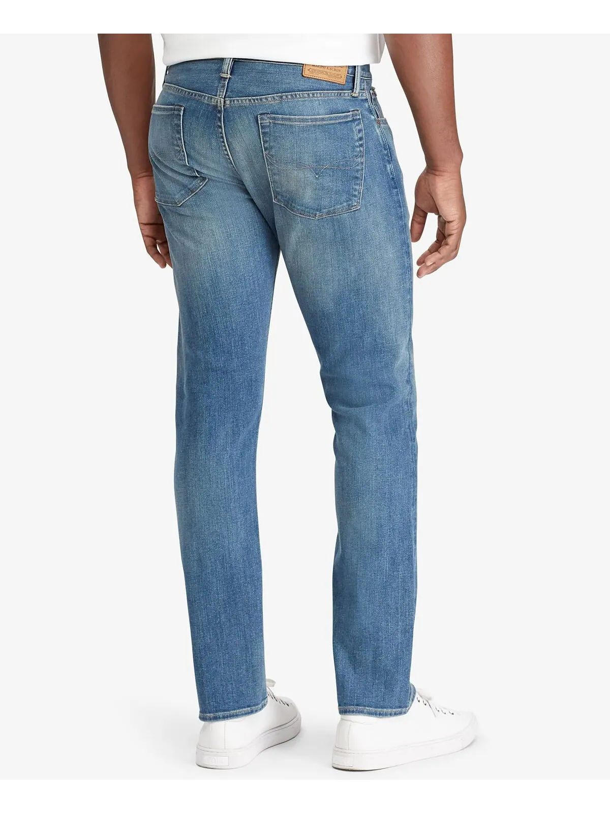 Мужские узкие прямые джинсы Varick Polo Ralph Lauren — изображение 2 из 6, синий