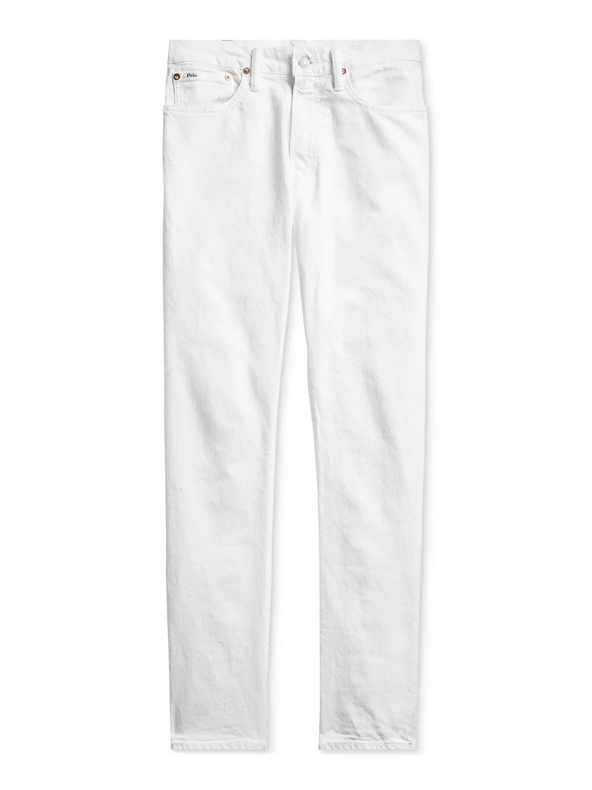 Мужские узкие прямые джинсы Varick Polo Ralph Lauren — изображение 13 из 14, белый