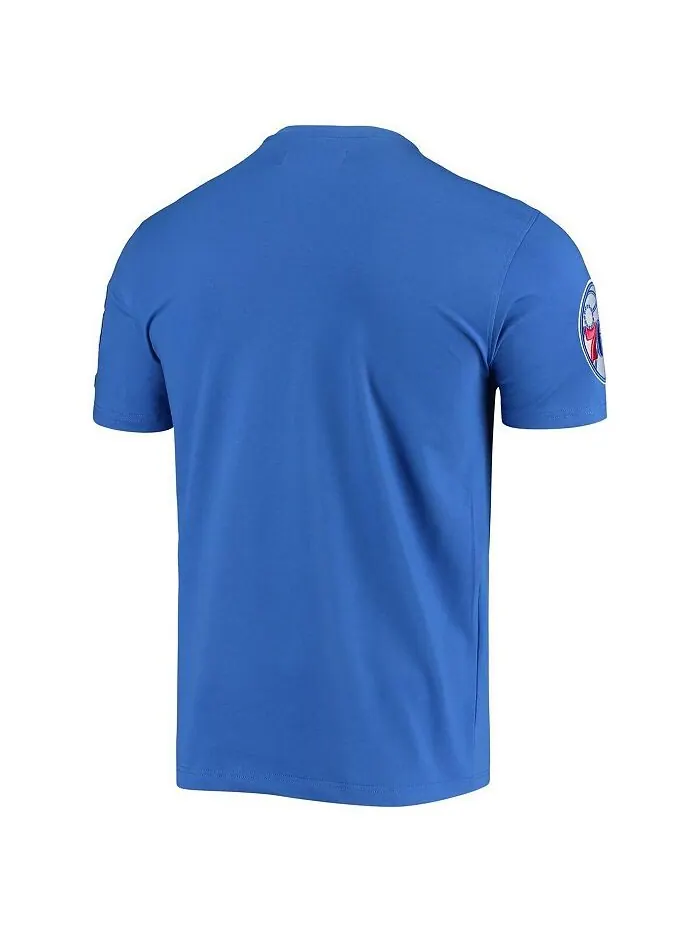Мужская футболка Royal Philadelphia 76Ers Chenille Team Pro Standard — изображение 2 из 4, королевский