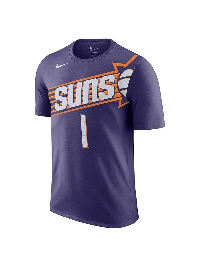 Мужская фиолетовая футболка с именем и номером Devin Booker Phoenix Suns Icon Edition Nike — изображение 2 из 3, фиолетовый