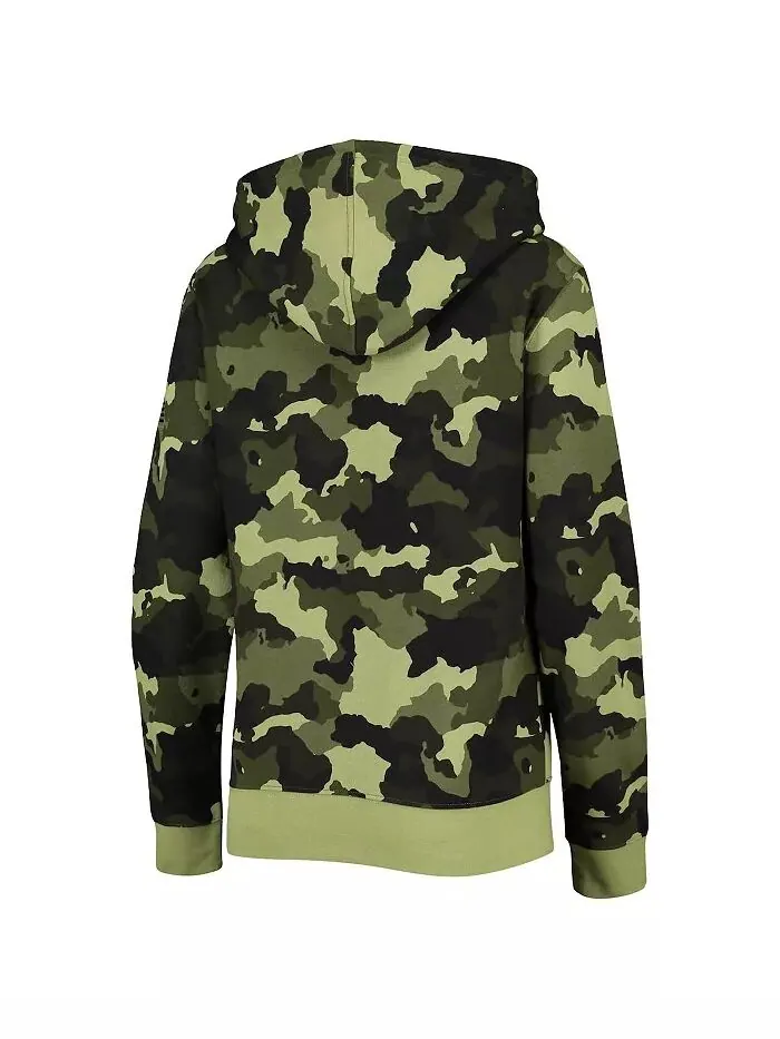 Женская зеленая толстовка с капюшоном Boston Red Sox 2022 MLB Armed Forces Day Camo с — изображение 3 из 4