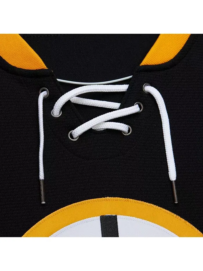 Мужская хоккейная футболка Bobby Orr Boston Bruins 1971-72 Power Play черного цвета Mitchell & Ness — изображение 4 из 5