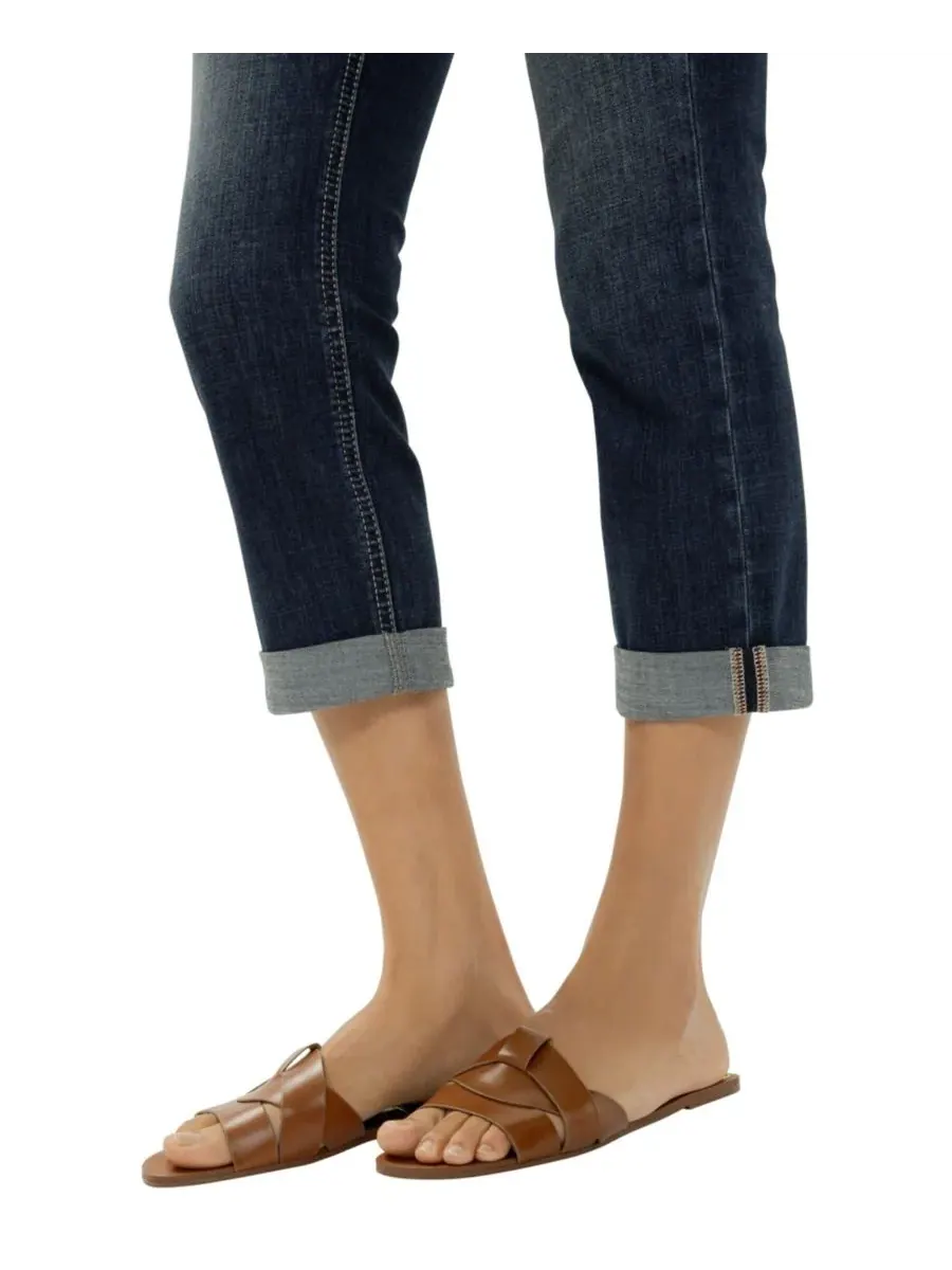 Женские джинсы-капри Suki Mid-Rise Americana Luxe Stretch Silver Jeans Co., Dreamscape — изображение 3 из 4