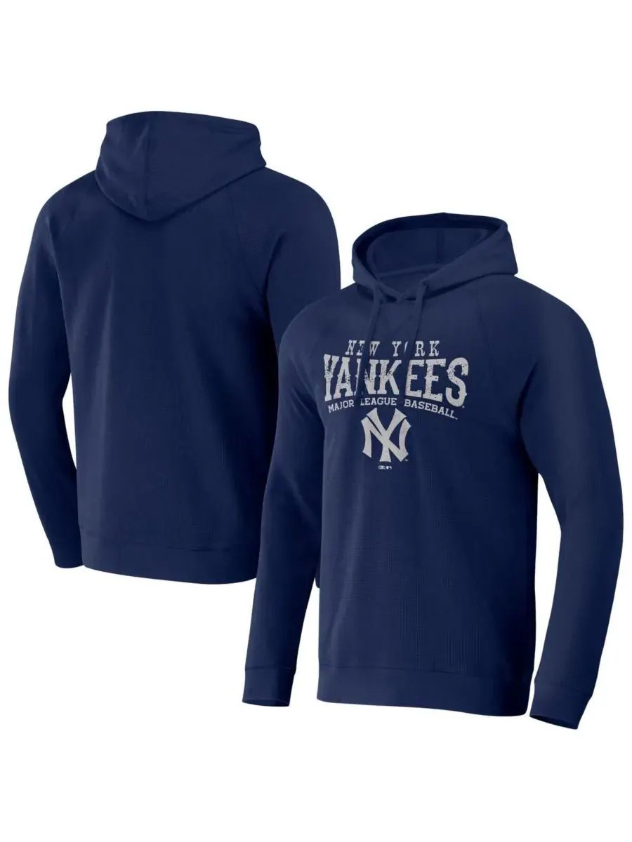 Fanatics Мужская толстовка Darius Rucker Collection в темно-синем цвете с вафельной вязкой и — изображение 1 из 3