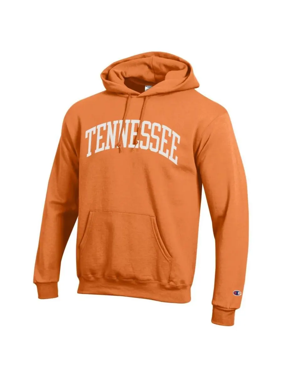 Champion Мужская толстовка с капюшоном Tennessee Orange Tennessee Volunteers Basic Arch Fleece — изображение 3 из 3