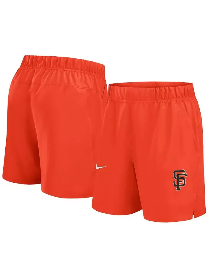 Мужские шорты San Francisco Giants Woven Victory Performance оранжевого цвета Nike