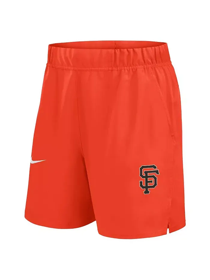 Мужские шорты San Francisco Giants Woven Victory Performance оранжевого цвета Nike — изображение 3 из 3